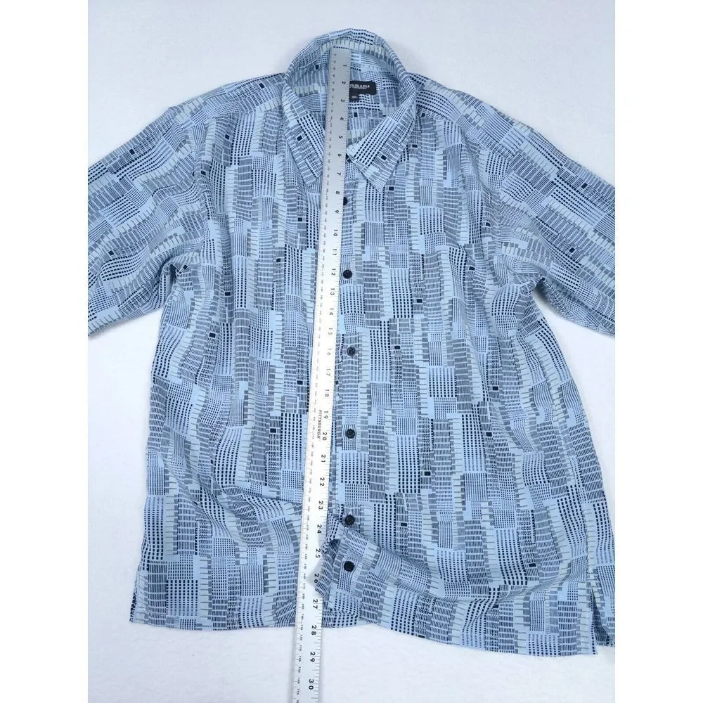Bassiri‎ Shirt Mens 3XL Multicolor Abstract Short Sleeve Limited Collection